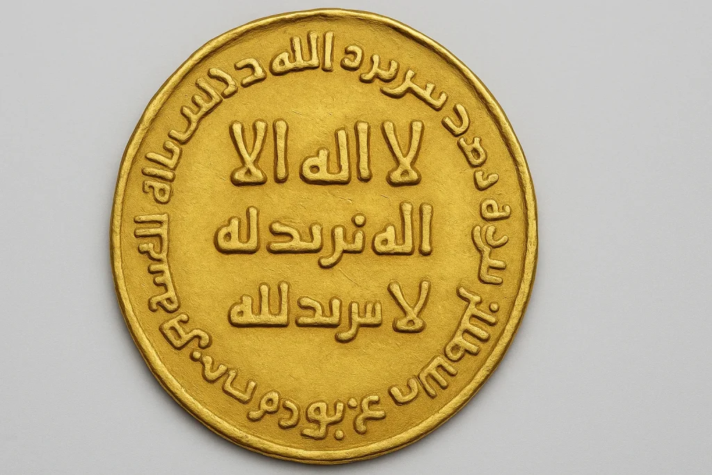 Umayyad Gold Dinar (723) coin